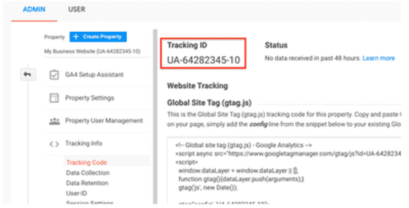 Instalation de Google Analytics pour optimisation du trafic Web